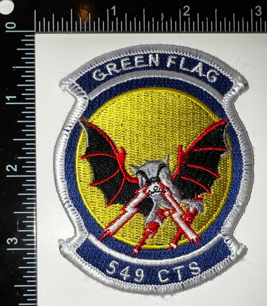 USAF 549th Combat Training Squadron CTS Green Flag Patch