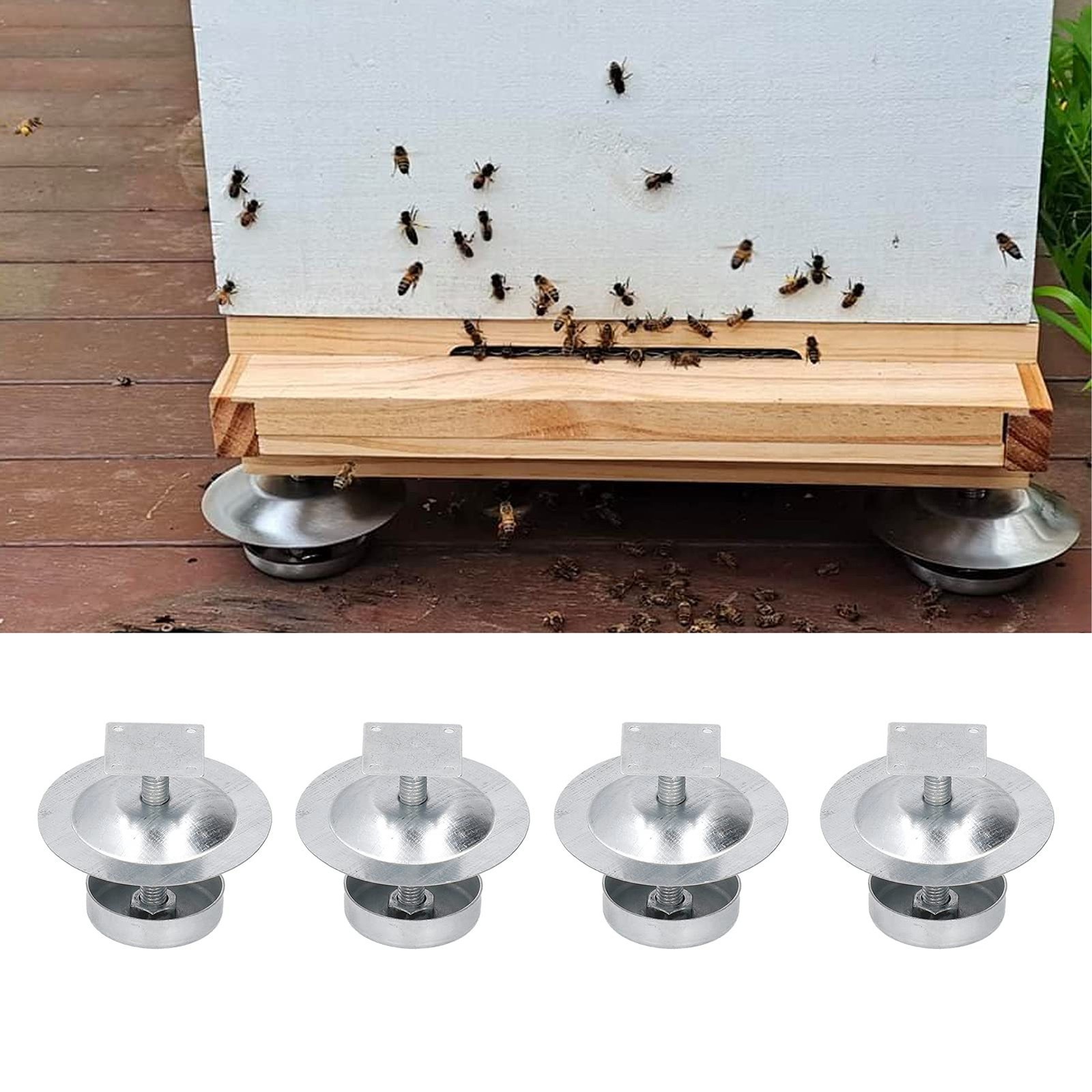 Bee Hive Base Feet Bee Hive Stand Base Ant Prevention Beekeeping Equipment