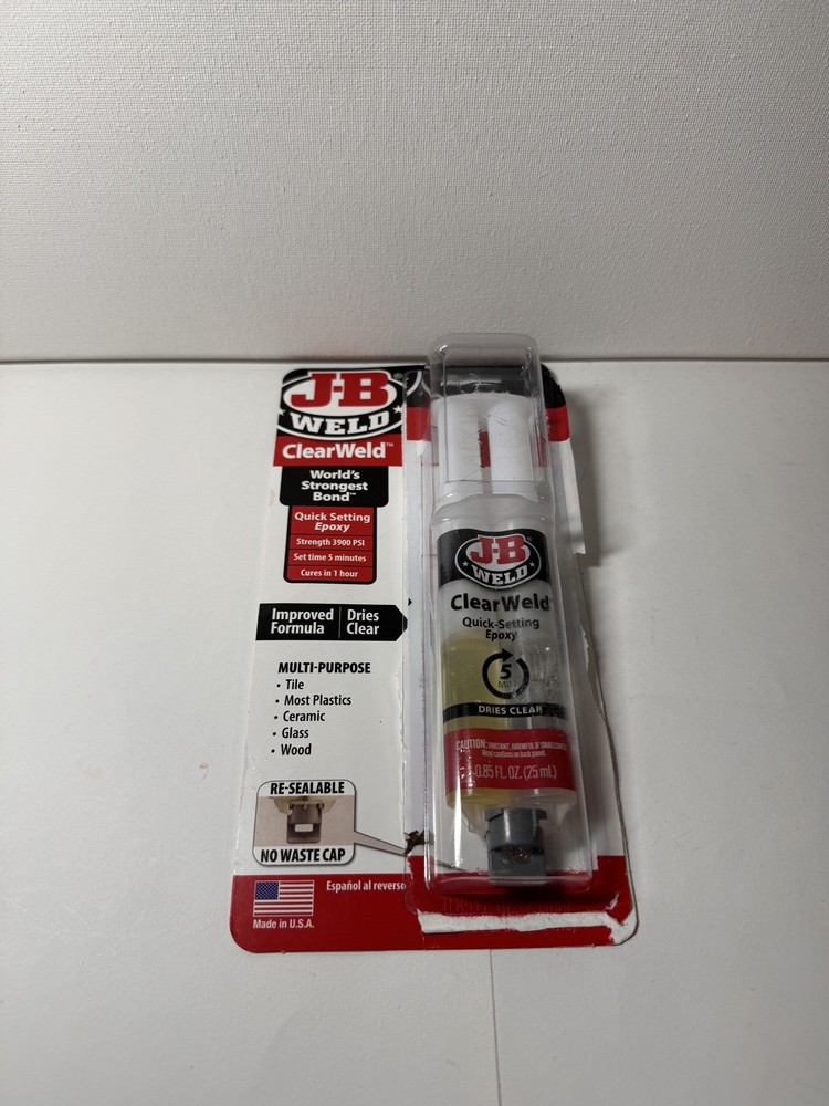 J-B Weld Extra Strength Epoxy Syringes 0.85 oz