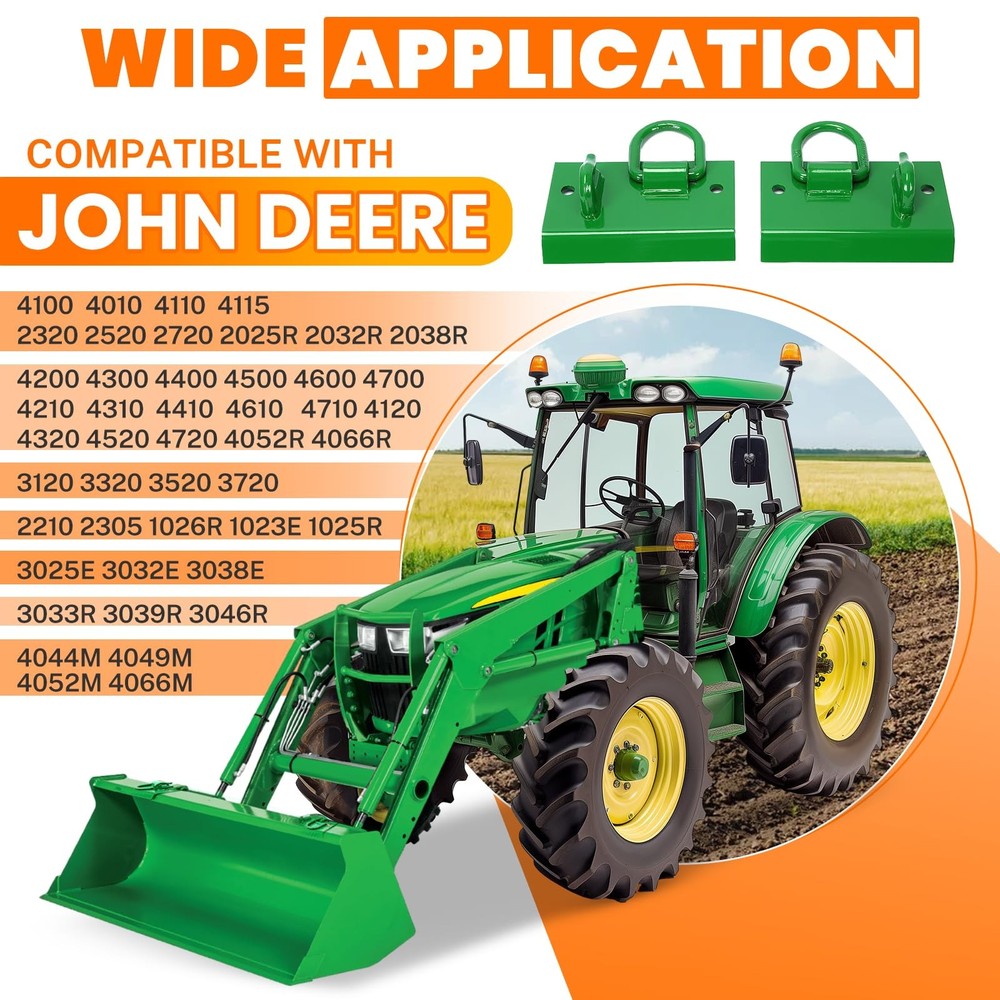 Tractor Bucket Hook Grab Hooks Compatible with John Deere Compact Tractor 102...