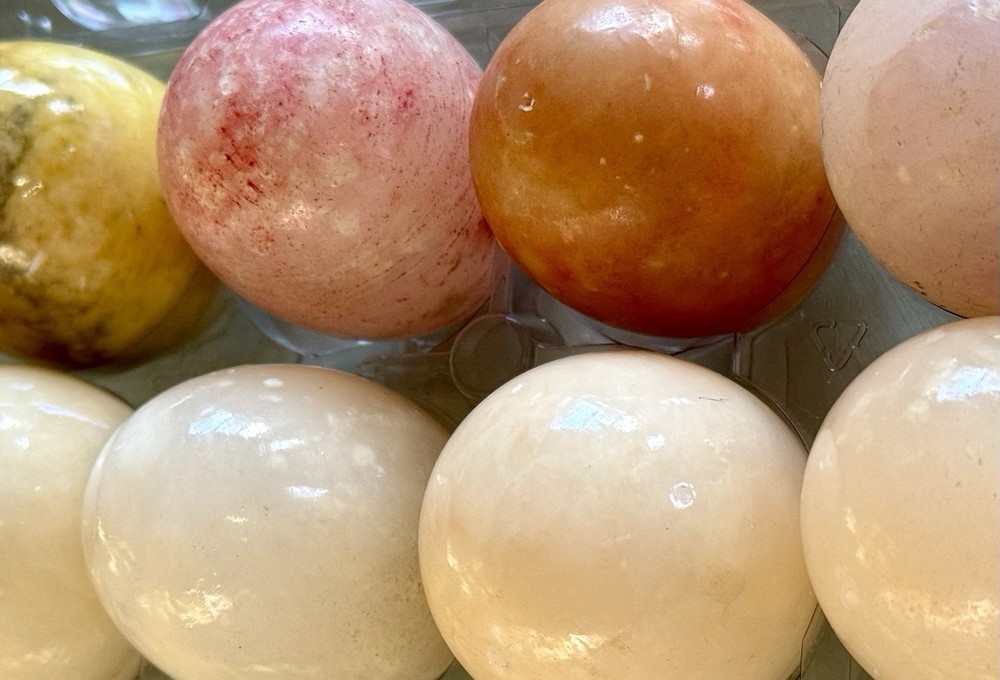 Vintage Italian marble egg