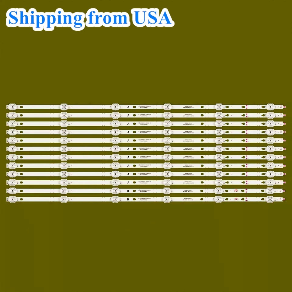 12pcs LED Backlight Strips For ONN 100012588 100068378 30370006006 3037006005