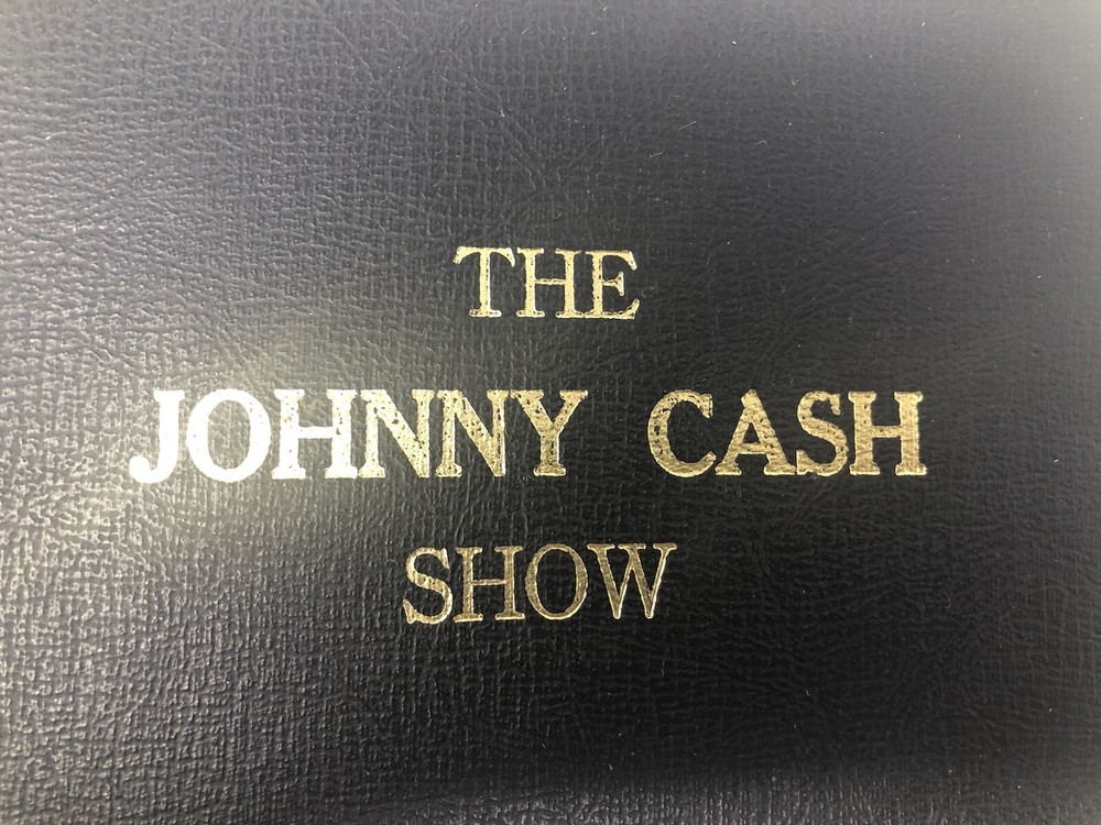 THE JOHNNY CASH SHOW Script Binder Original Very Rare