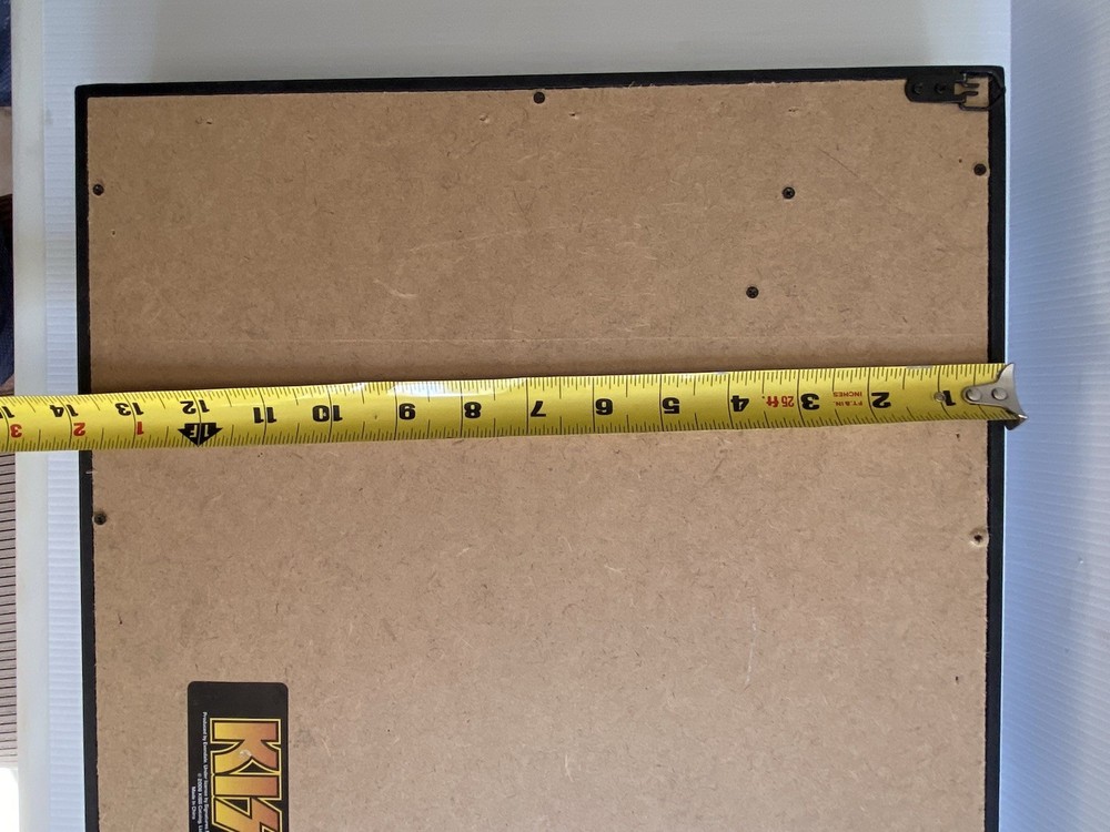 KISS Licensed Framed Shadowbox Collectible – Love Gun Art, Ticket, Backstage Pas