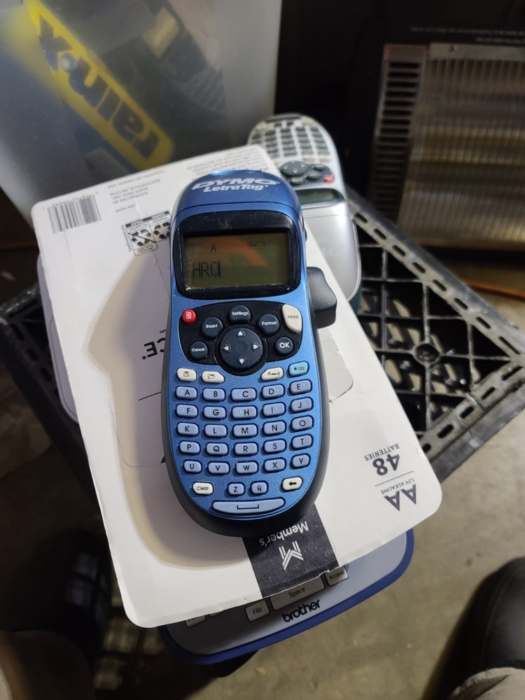 dymo letratag label maker handheld tested works