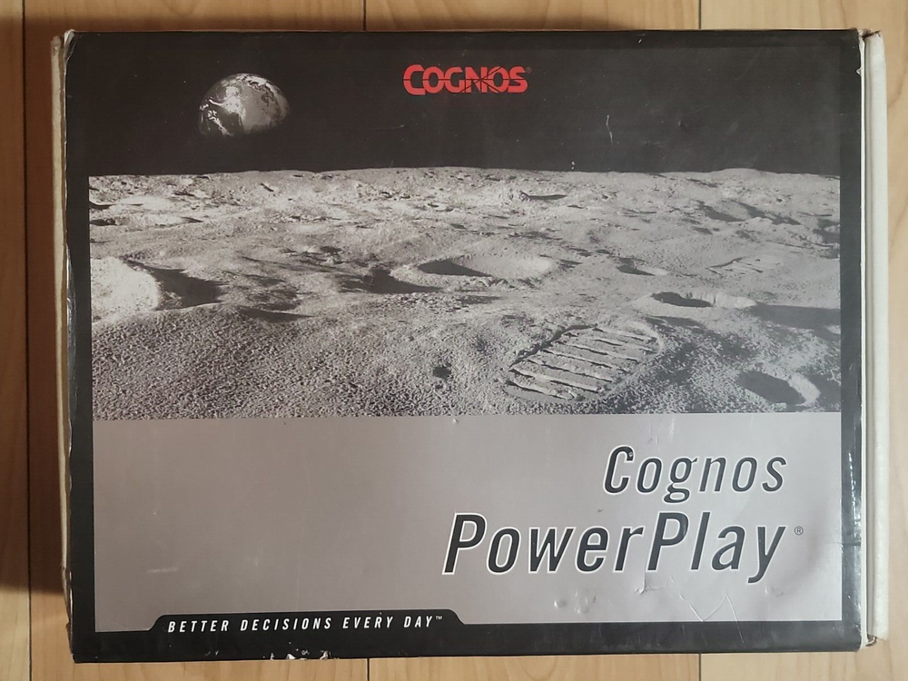 Cognos PowerPlay 6.0 Analytic Data Visualization Manual CD IBM Software NEW READ