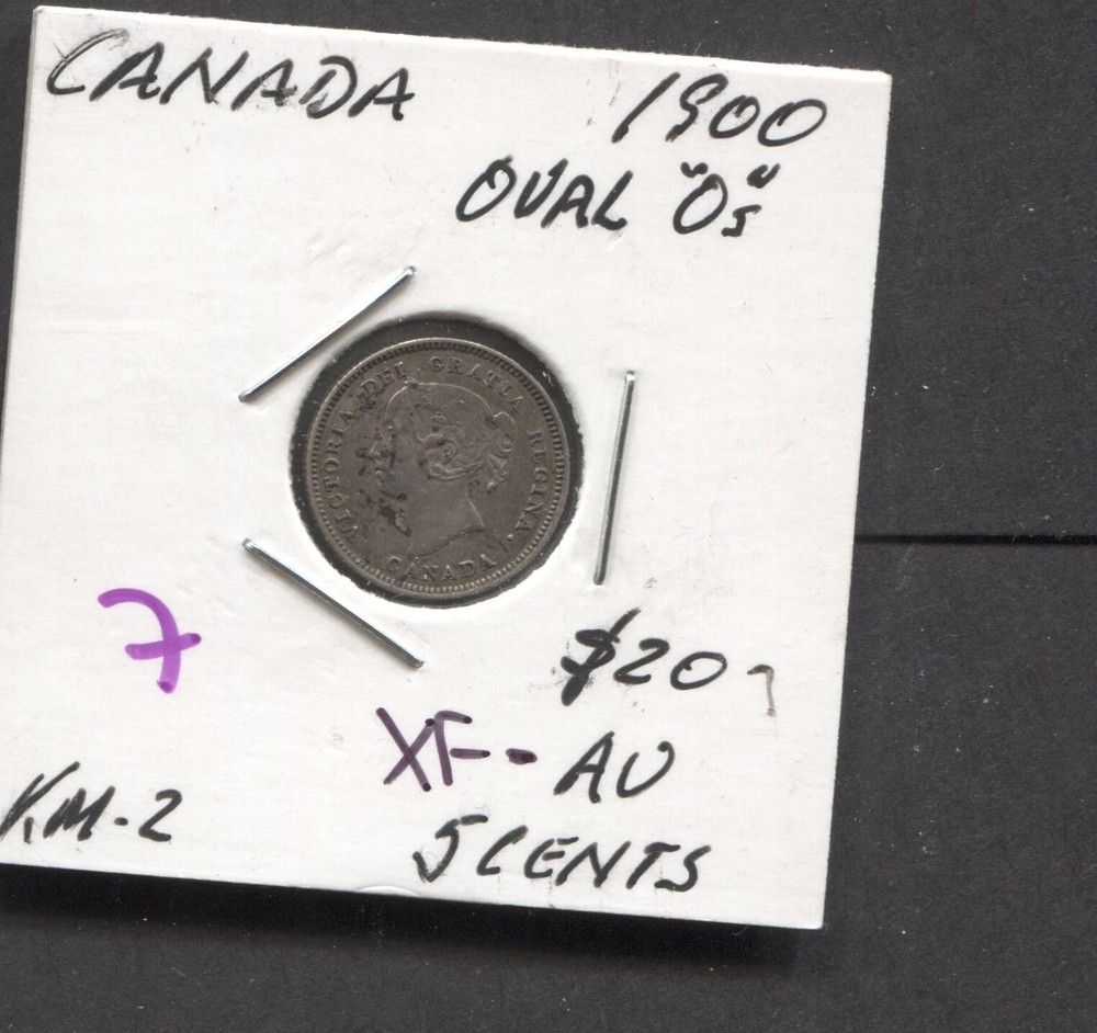1900-Canada/XF/5 Cents