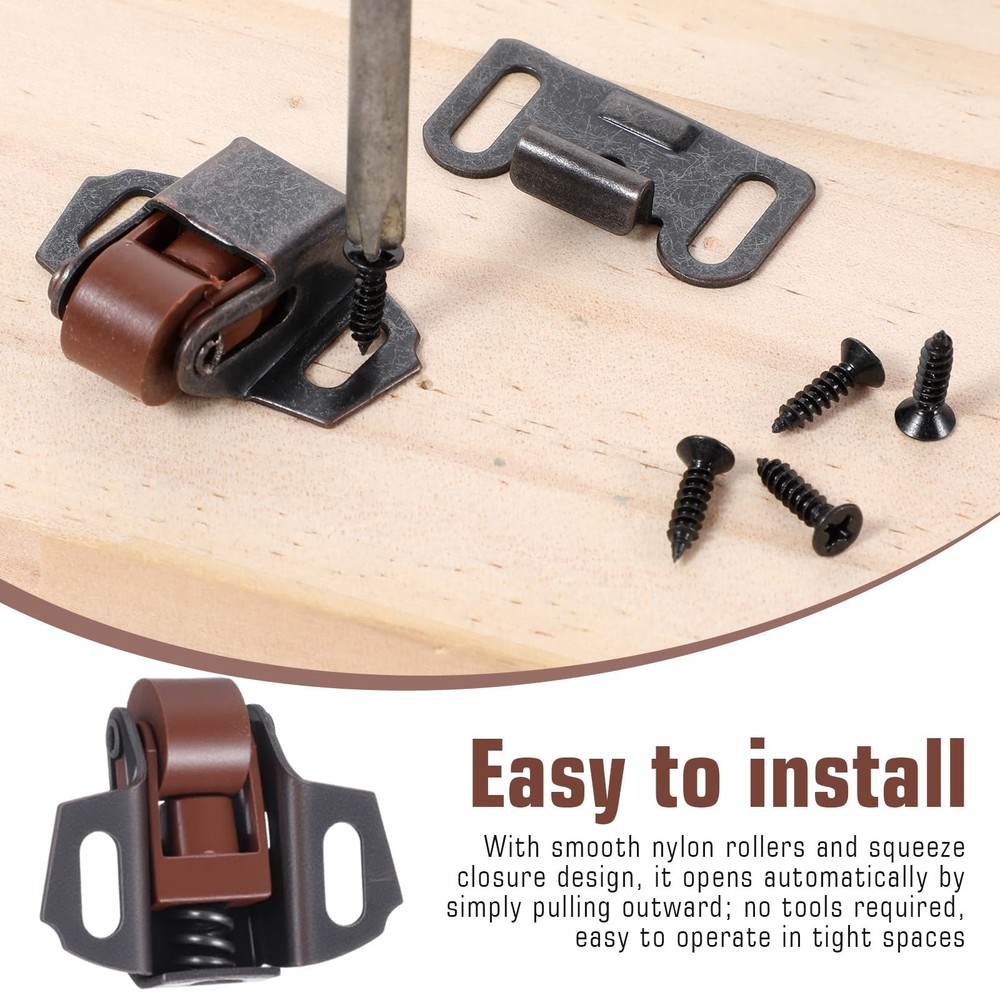 2Pack Mailbox Replacement Roller Catch Latch, Mailbox Latch Replacement Kit, ...