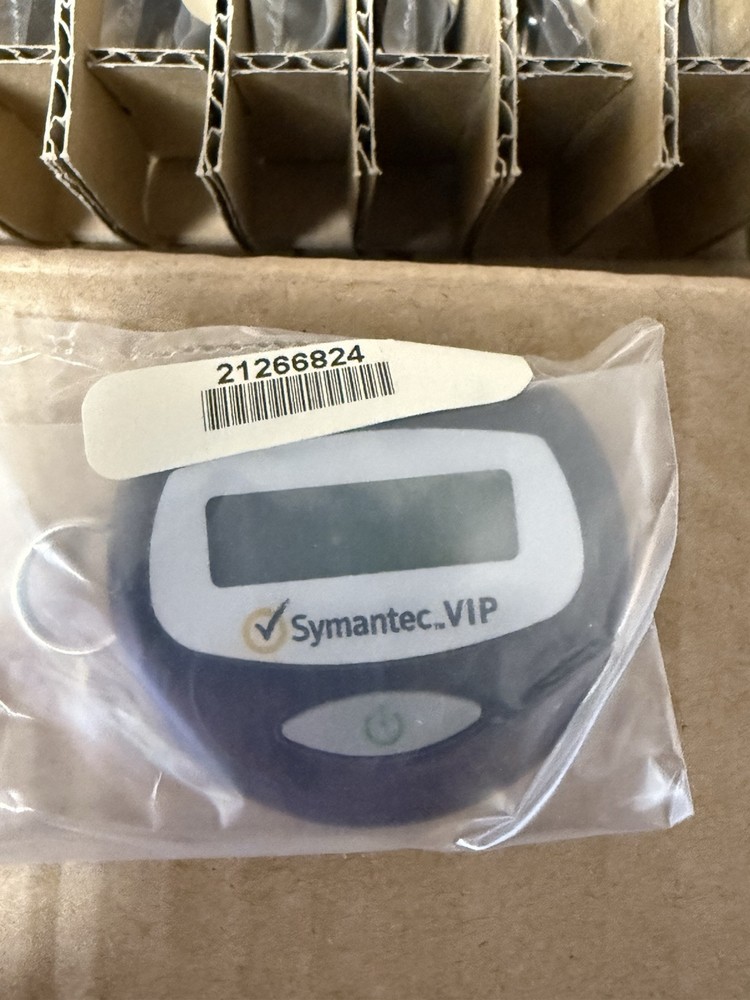 Pack of 100 Symantec VIP token credential ID for 2factor security code BRAND NEW