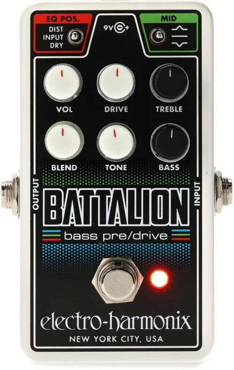 Electro-Harmonix Nano Battalion Bass Preamp & Overdrive