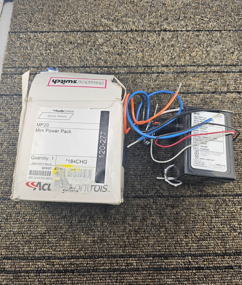Acuity Controls MP20: Sensor Switch Mini Power Pack 120/240/277