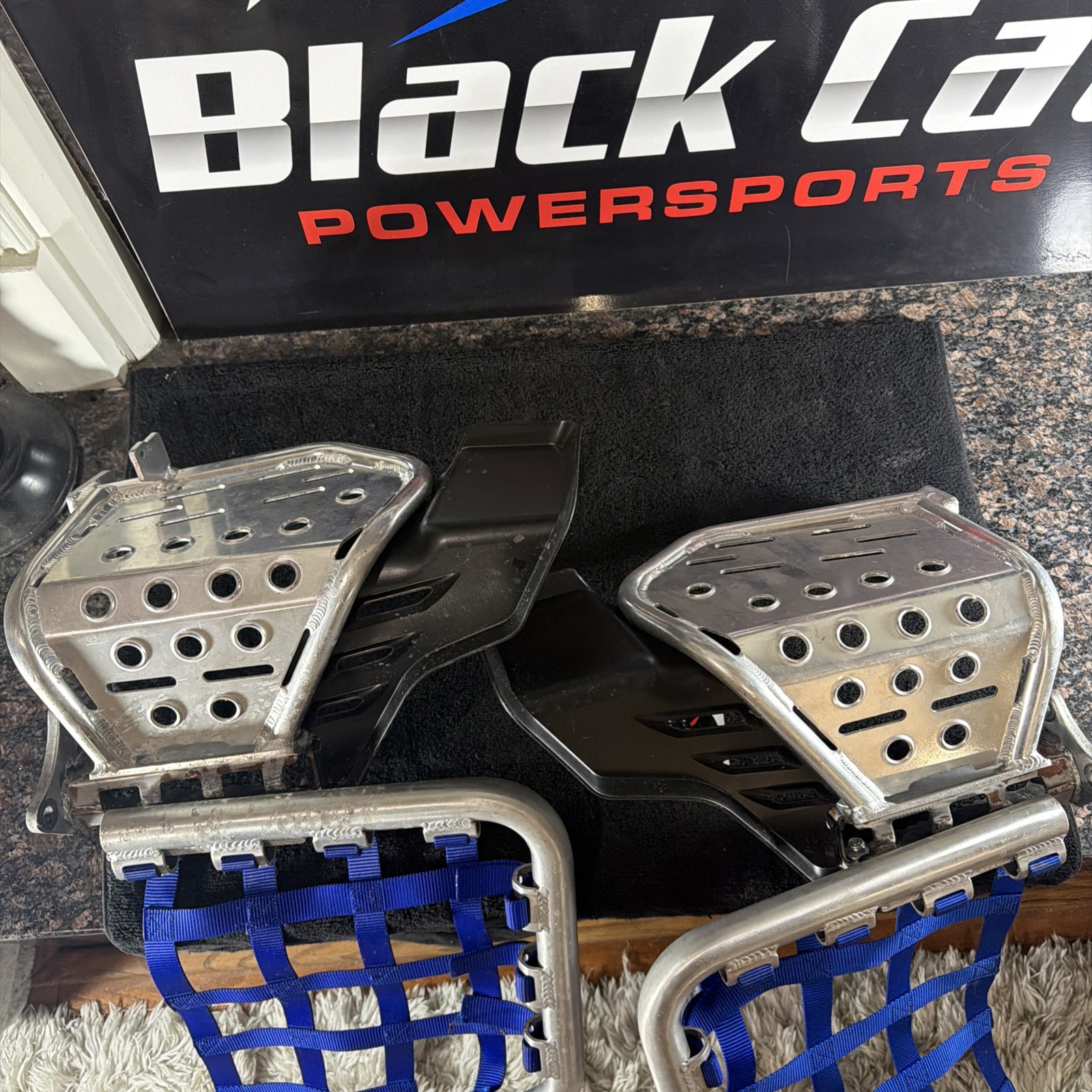 GYTR YFZ450 04-09 heel guards DG nerfs SHIPS ASAP