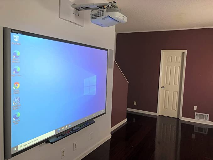 Interactive whiteboard with Projector Bundle for Classroom/Office Professionals