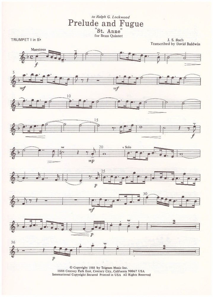 Brass Quintet, The Classics Sheet Music Bundle #2