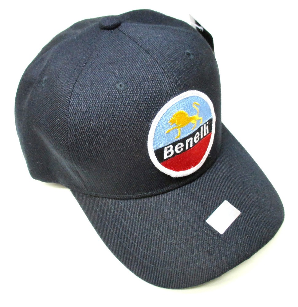 Benelli Hat baseball cap motorcycle patch black adjustable Wards Riverside