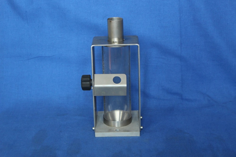 Plastics molding mini hopper / loader with sight glass