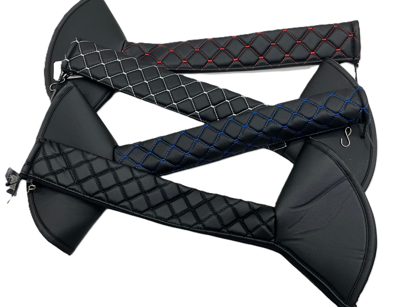 Diamond Chicago Pattern Leather Stick Shifter Boot Cover for Semi Truck