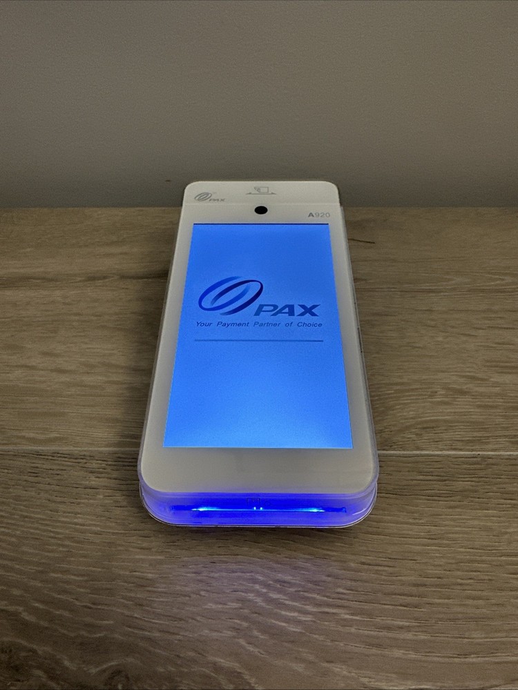 PAX A920 Smart POS Terminal Android Touchscreen No Power Supply - Reset Require