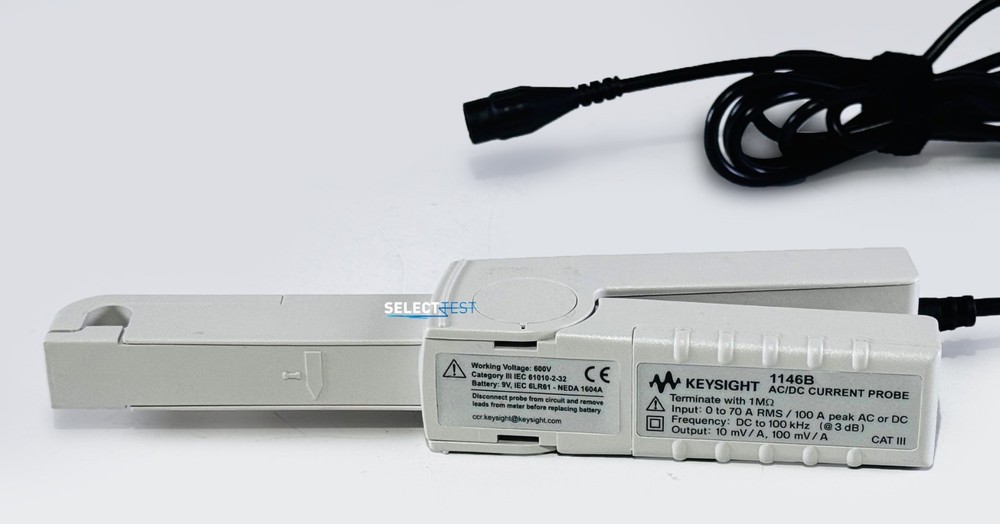KEYSIGHT (AGILENT) 1146B AC/DC 10 AMP CONTINUOUS CURRENT PROBE *LOOK* (REF 315P)