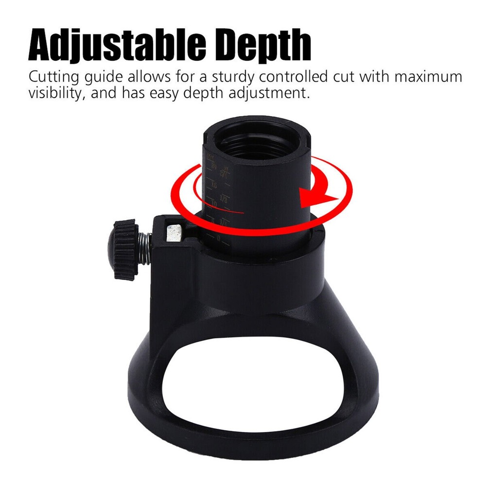 Dremel Rotary Multi Tool Cutting Guide HSS Router Drill Bits Set Attachment Kit