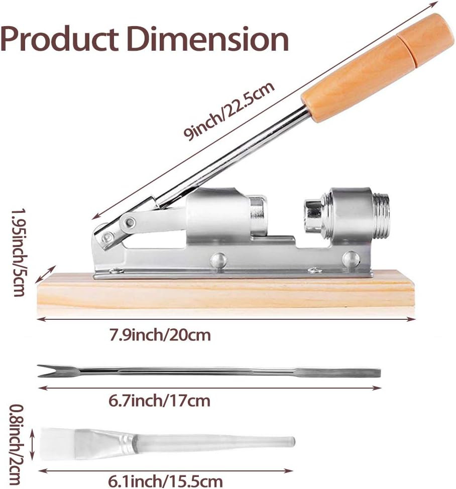 Nutcracker Heavy Duty Pecan Walnut Cracker Plier Opener Tool for Easy Cracking
