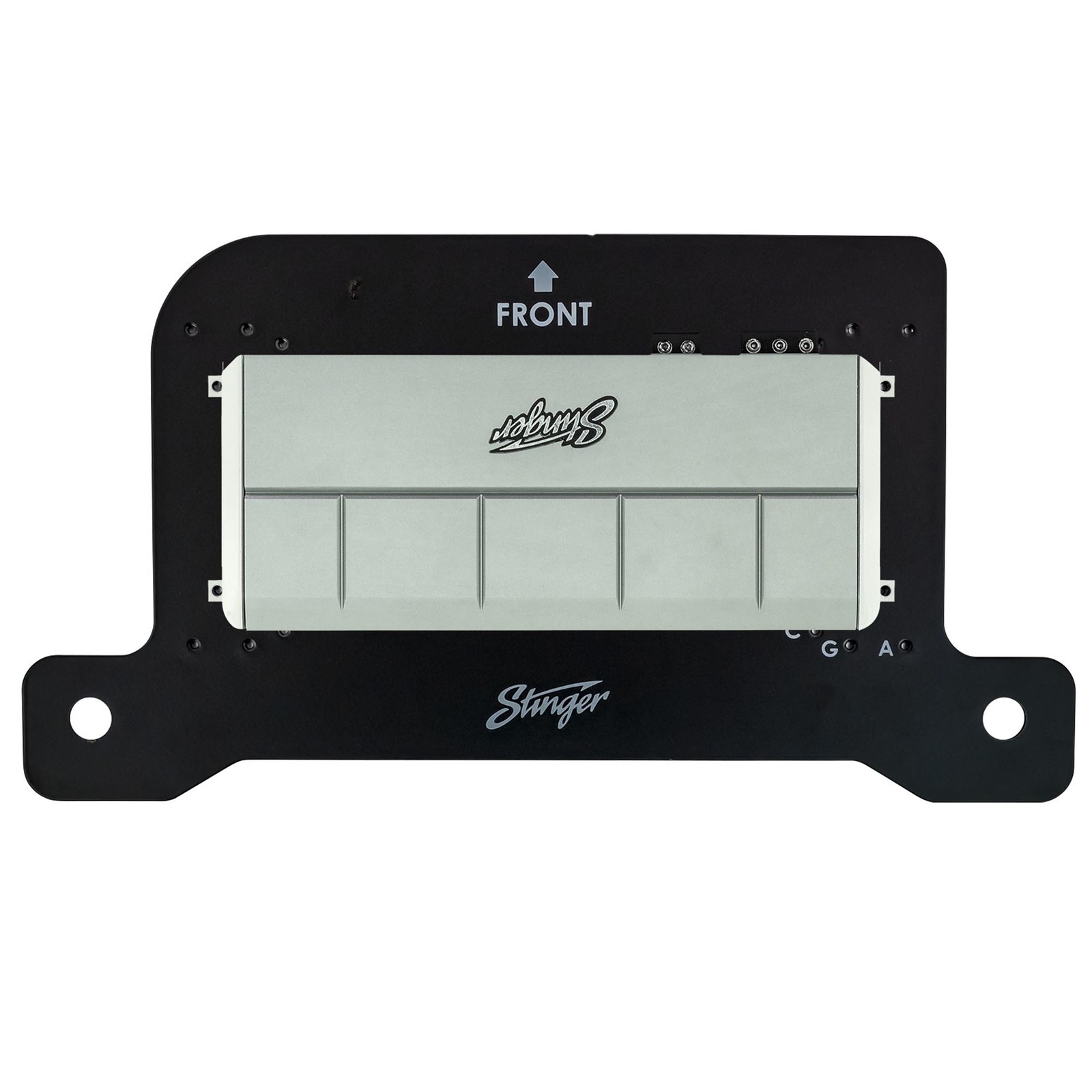 Stinger AMP Bracket for Jeep Wrangler JLU 2007-2018, Under Passenger Seat