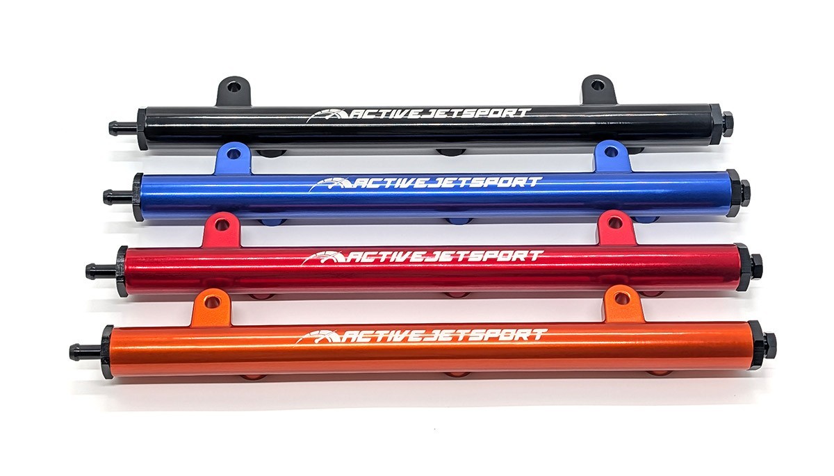 Sea-Doo Billet Aluminum Fuel Rail Kit (Red)