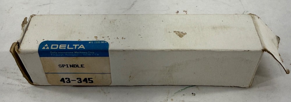 Delta 43-345 Stub Spindle *Incomplete* (7162)