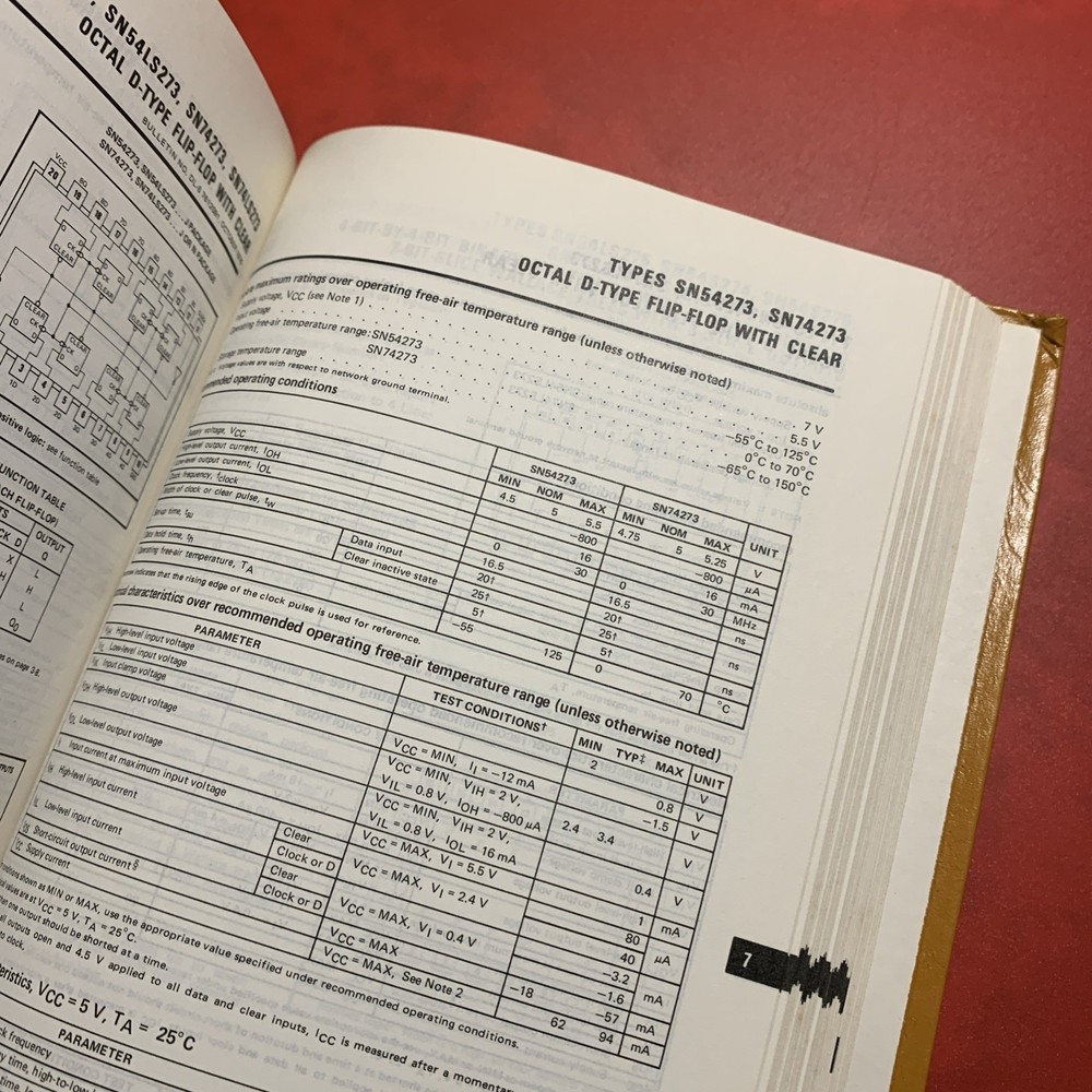 Texas Instruments The TTL Data Books For Design Engineers 1973 First Edition