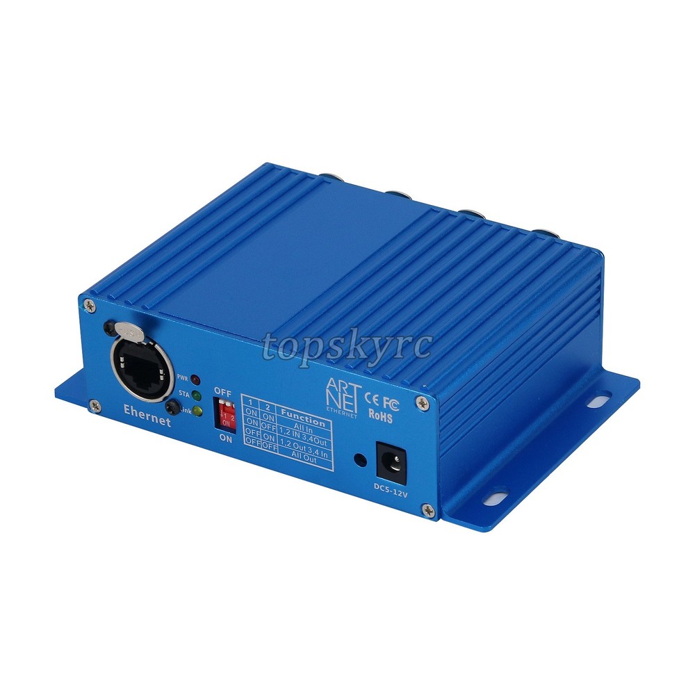 TP-D16 ArtNet Stage Light Controller 4 Ports Bidirectional Network Controller