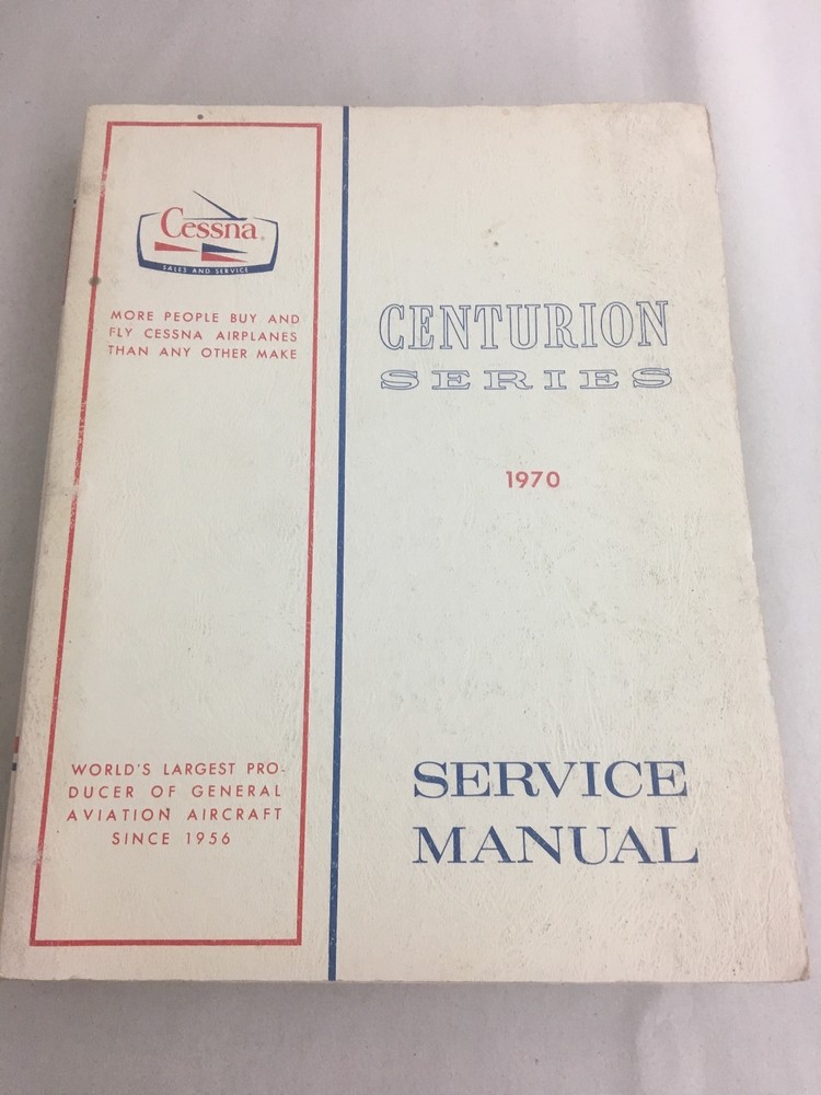 Cessna  Centurion Service  Manual 1970