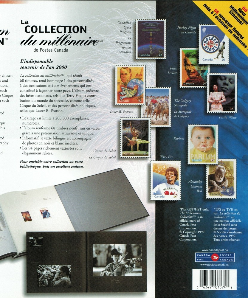 Canada Thematic Collection Unitrade #88: The Millenium Collection, Mint-NH