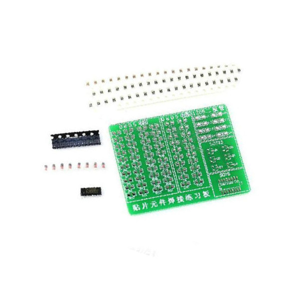 2PCS Skill Training SMD SMT Components Practice Board Shield Kit For DIY