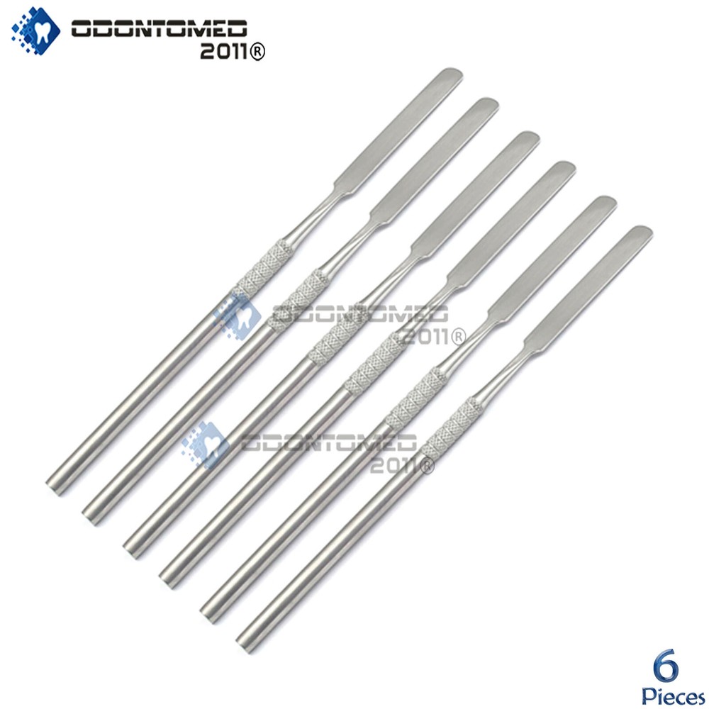 6 Pcs Cement Spatulas Dental Instruments