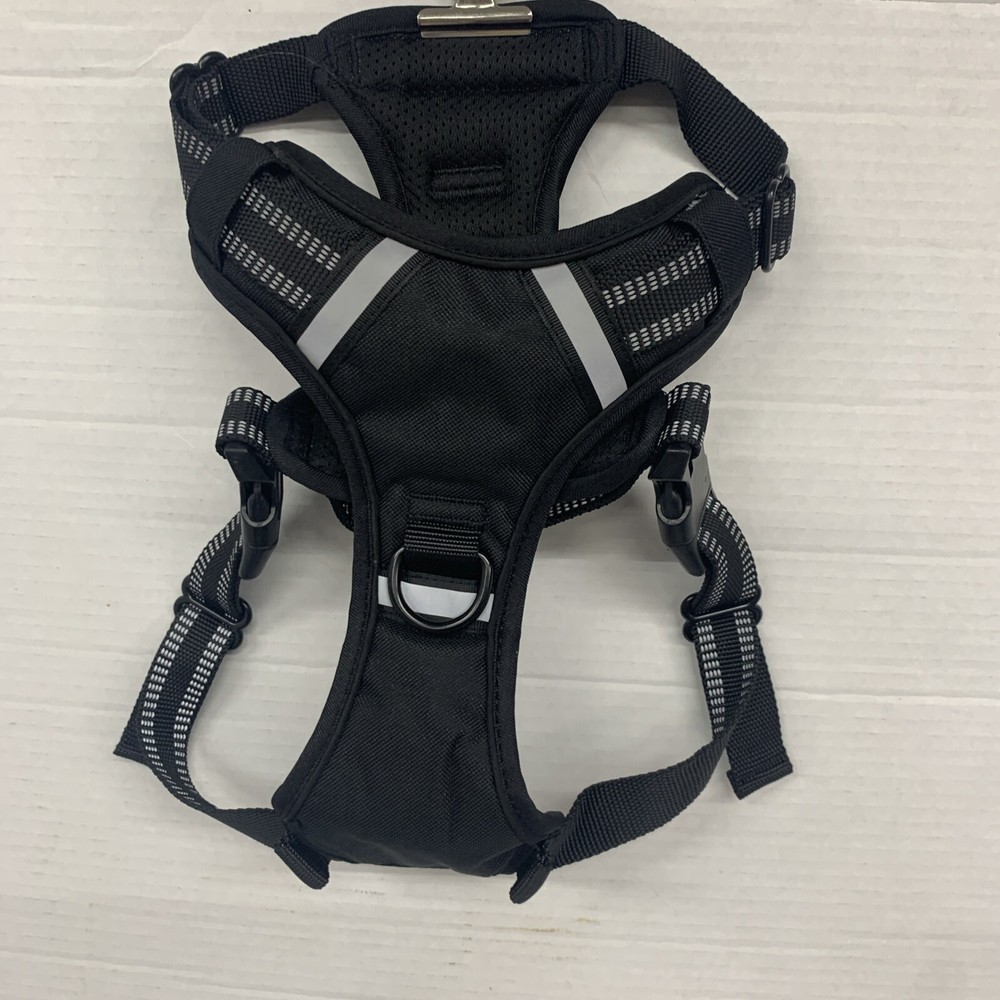 Gorilla Grip Dog Harness Black Lg No-pull Comfortable Durable
