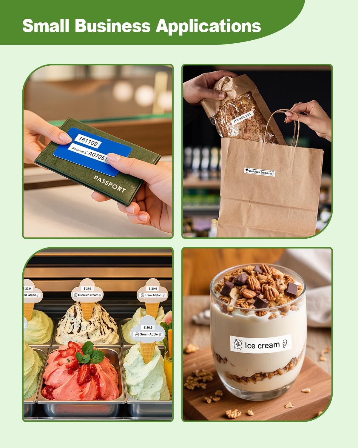 5 Pack Replace DYMO LetraTag Refills 91330 10697 White Paper Label Tape 12mm 4m