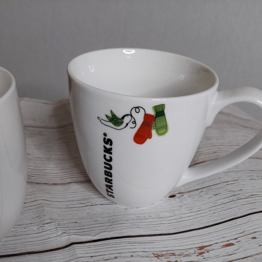 Starbucks white Christmas cups