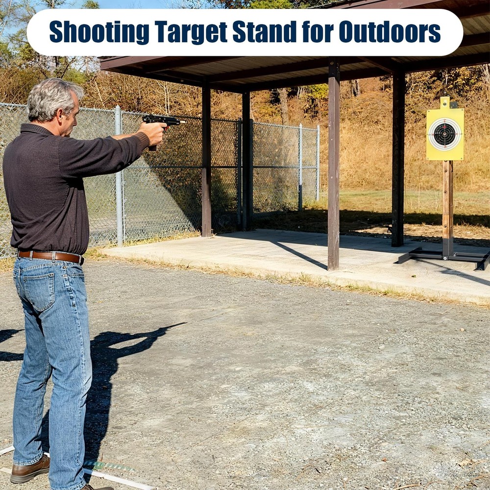 2X4 Shooting Target Stand Base, Double T-Shaped Stand-1 Set