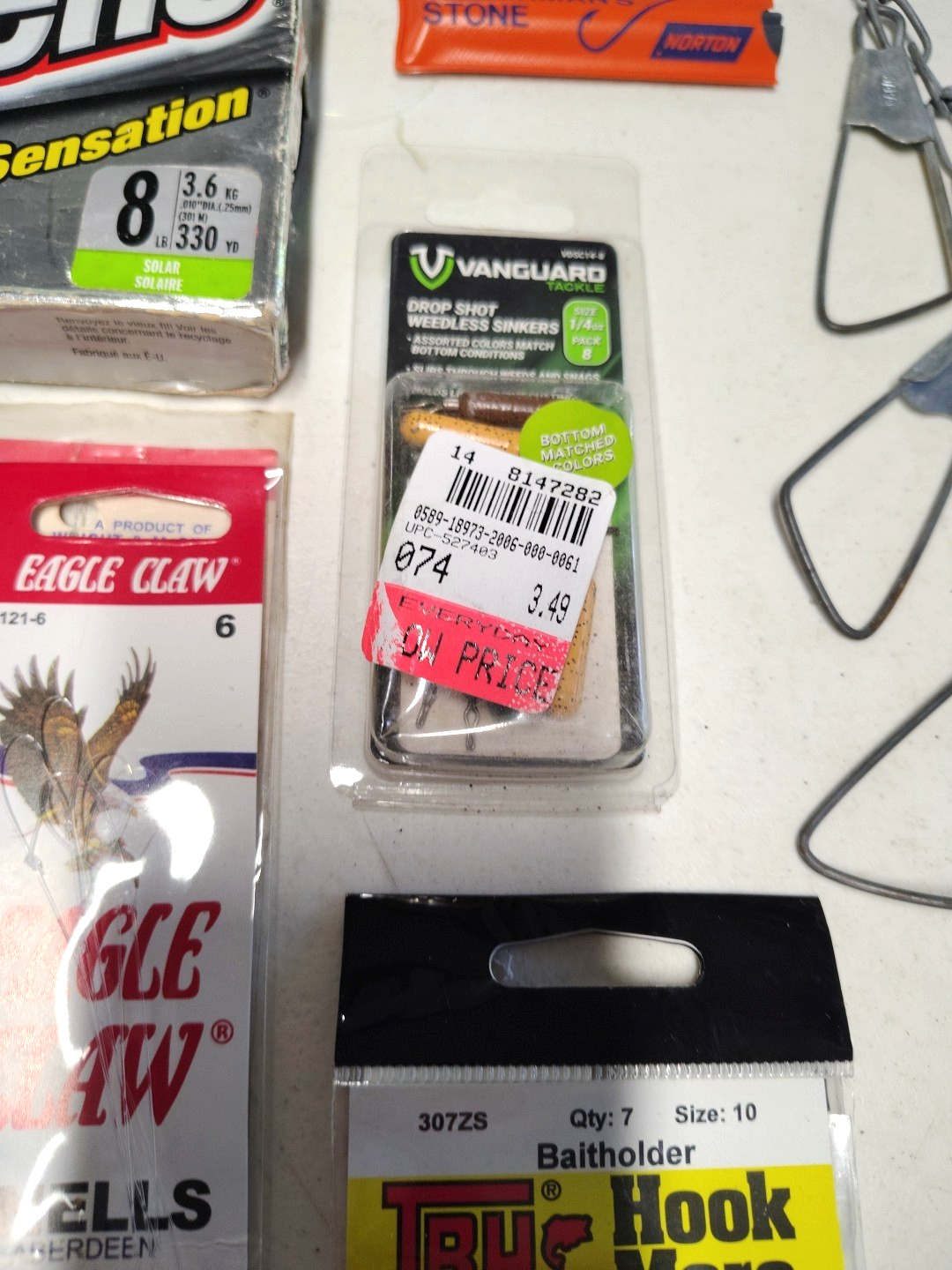 Fishing Supply Lot - Spinners, Line, Hooks, Bobbers, & More, New & Used (#2)