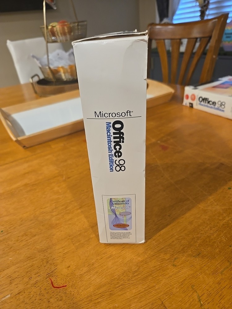 Microsoft Office 98 Macintosh Edition Complete W/Booklets - Untested