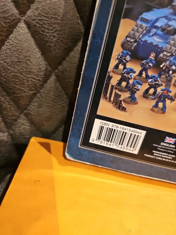 Warhammer 40k Space Marines Codex Old OOP BKS9