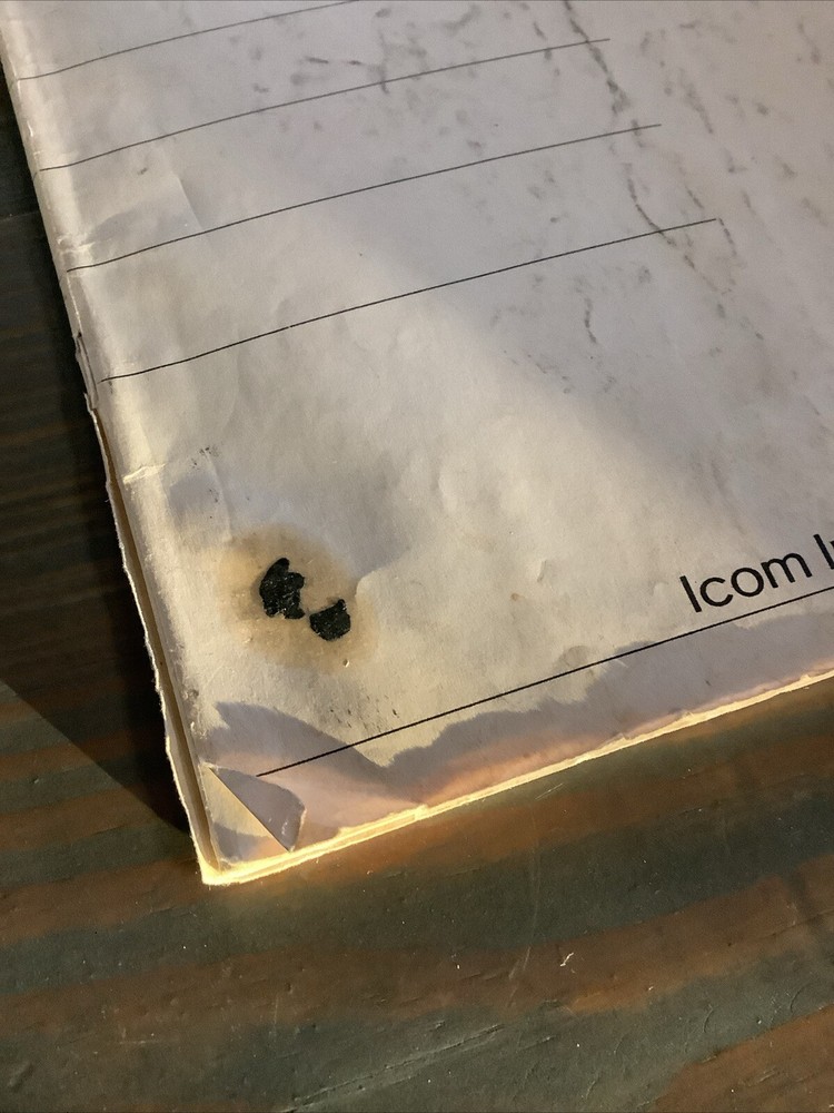 Icom IC-735 Instruction Manual Original