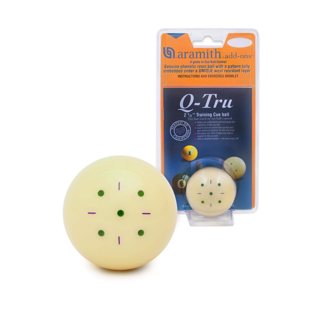 Q-Tru Training Cue Pool Billiard Ball
