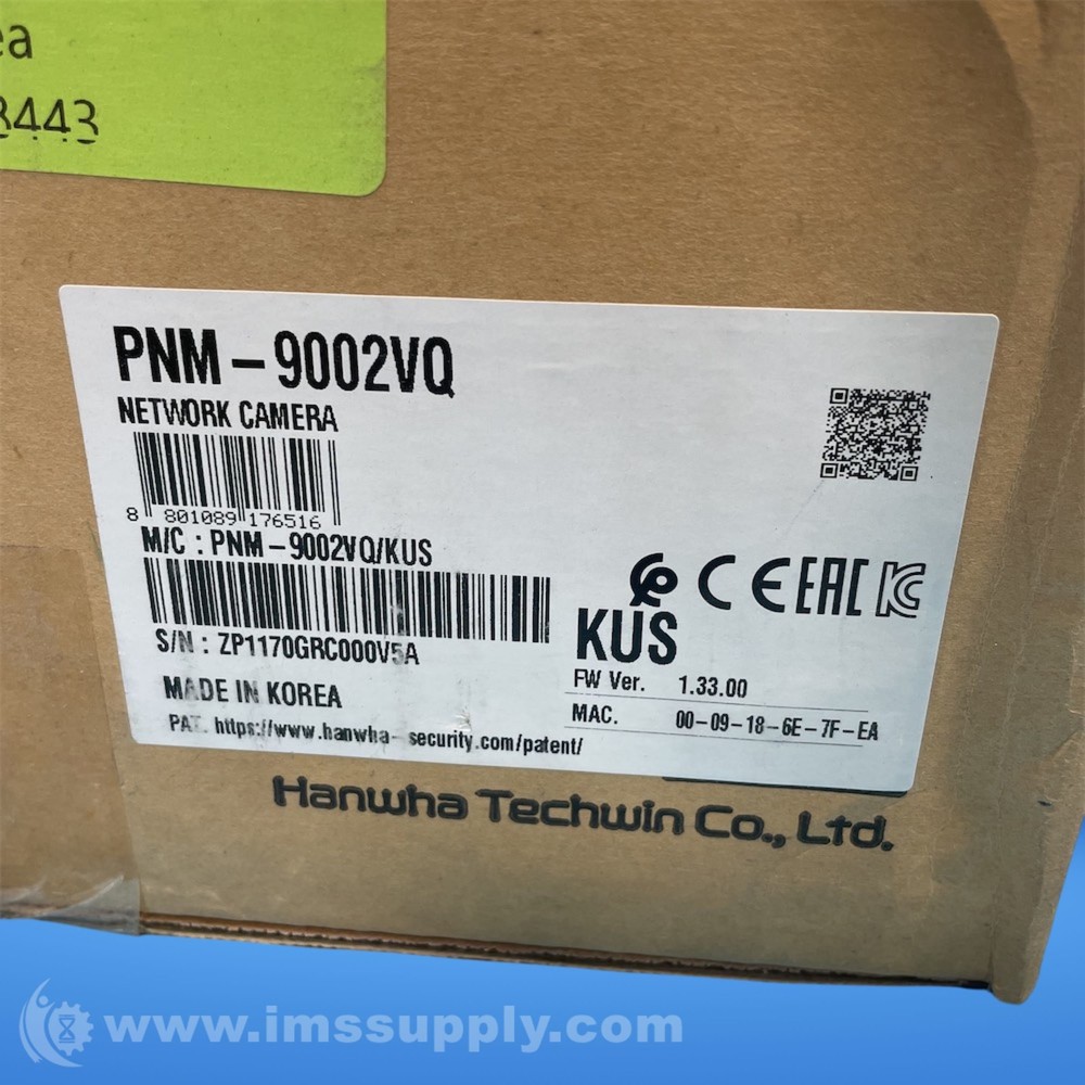 Hanwha PNM-9002VQ Multi-Directional Camera FNFP