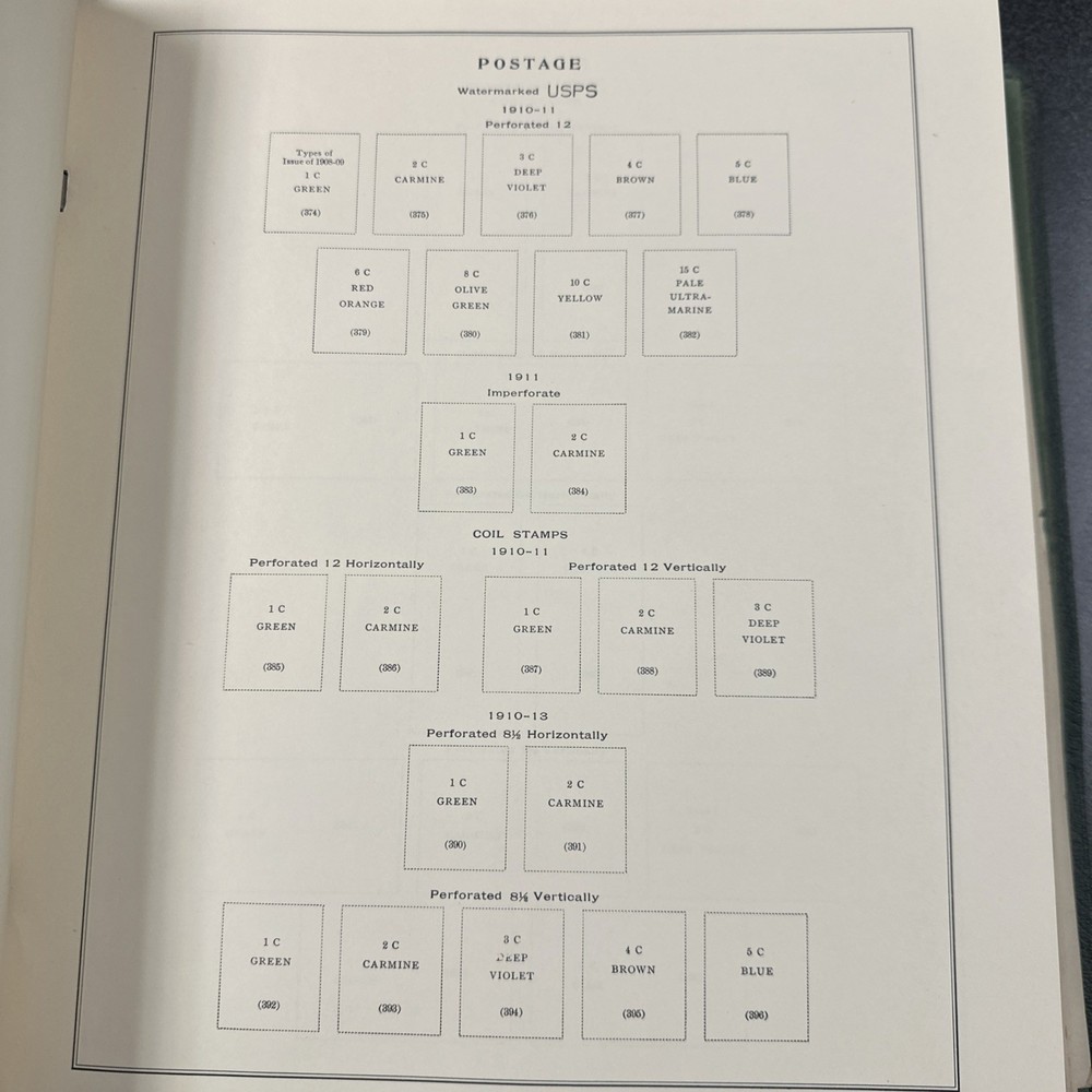 Scott American Stamp Album With Some Stamps Mint & Used