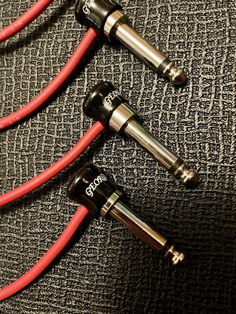 George L’s Patch Cables 6” Guitar Pedal Patch Cables 4 Pack