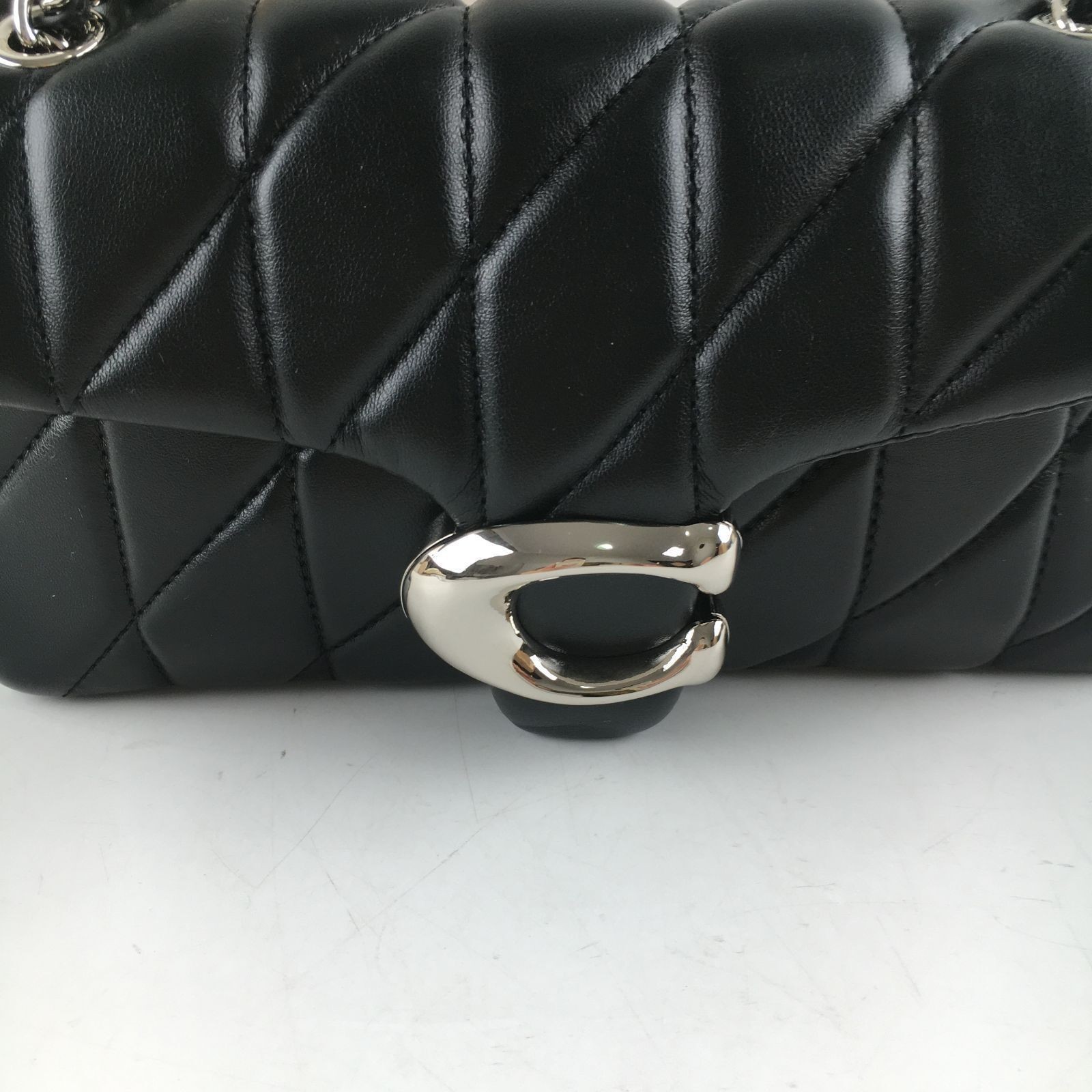 COACH Tabby Shoulder Bag 26 Quilted CP150 Black Nappa Leather Outlet New