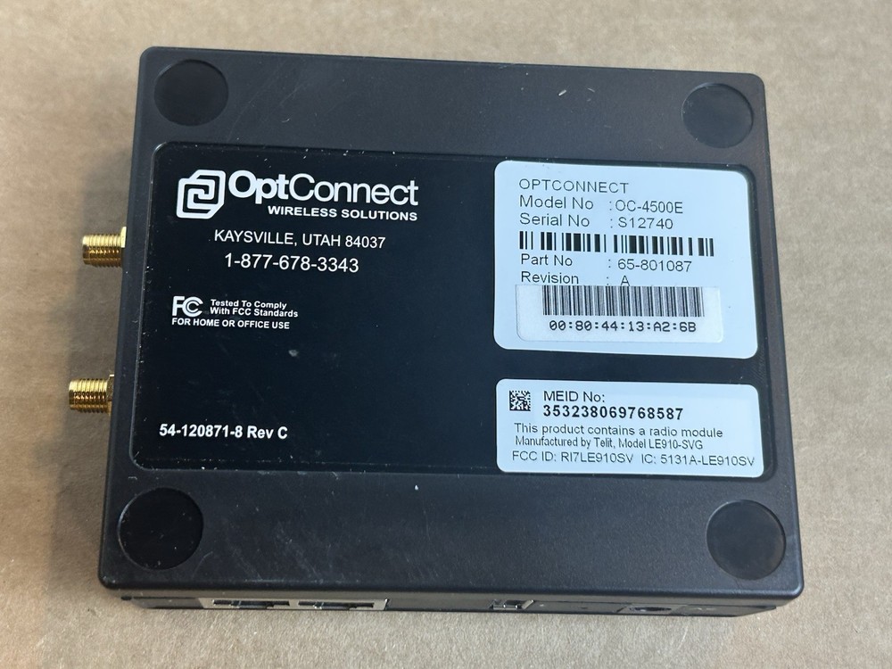 OPTCONNECT OC-4500E WIRELESS 4G MODEM ROUTER OPT CONNECT