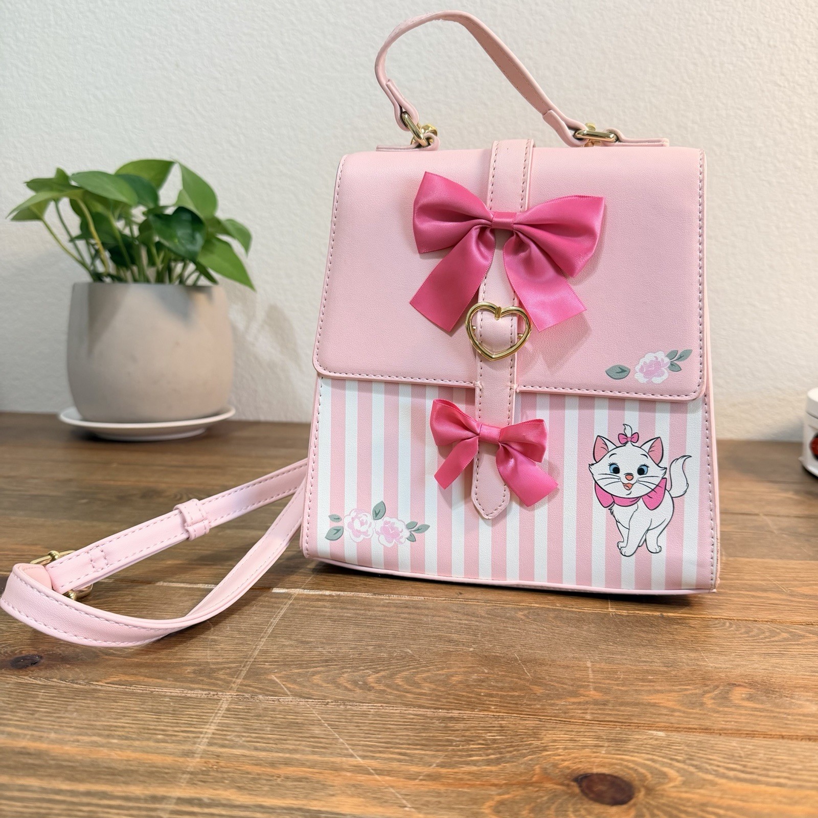 Disney Marie Aristocats Bows Stripe Crossbody Bag Her Universe Exclusive Purse