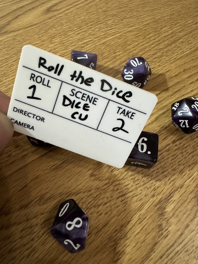 Micro Insert Slate For Video Production | Mini Slate | Macro Micro Slate